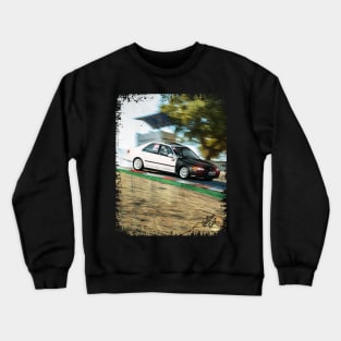 JDM Civic in Laguna Seca Crewneck Sweatshirt